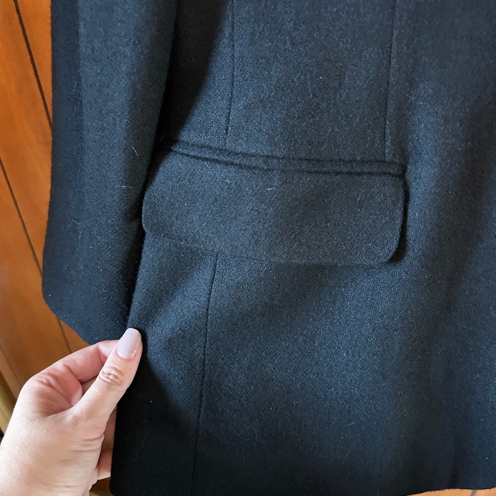 Requirements Black Wool Blazer Jacket Size 8 Career Business Professional - Picture 8 of 9